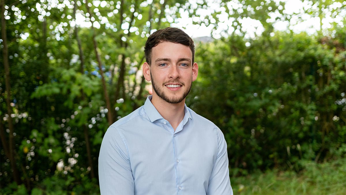 Apprentice quantity surveyor at Form, Liam Greenhow